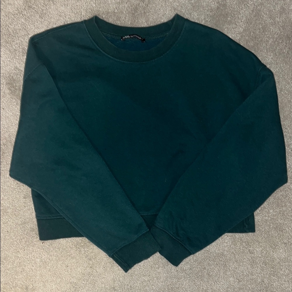 Zara cropped Crewneck